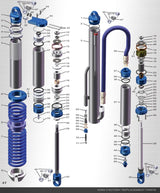 King Shocks PR 2.5 X 18 Smoothie Hose Reservoir