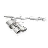 Stainless Works 2024 Mustang GT Catback Quad Tips Redline Sound H-Pipe Factory Connect Exhaust