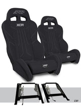 PRP Seats Can-Am Maverick X3/R XCR Suspension Seats Mount & Slider Kit (Pair) - Black