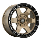 Weld Off-Road Ridge 20x9 - 6x135 / 6x139.7 BP - ET0 - 106.1mm CB - Satin Bronze Wheel (Black Ring)