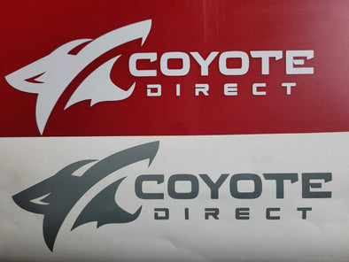 Coyote Direct Die Cut Decals