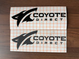 Coyote Direct Die Cut Decals