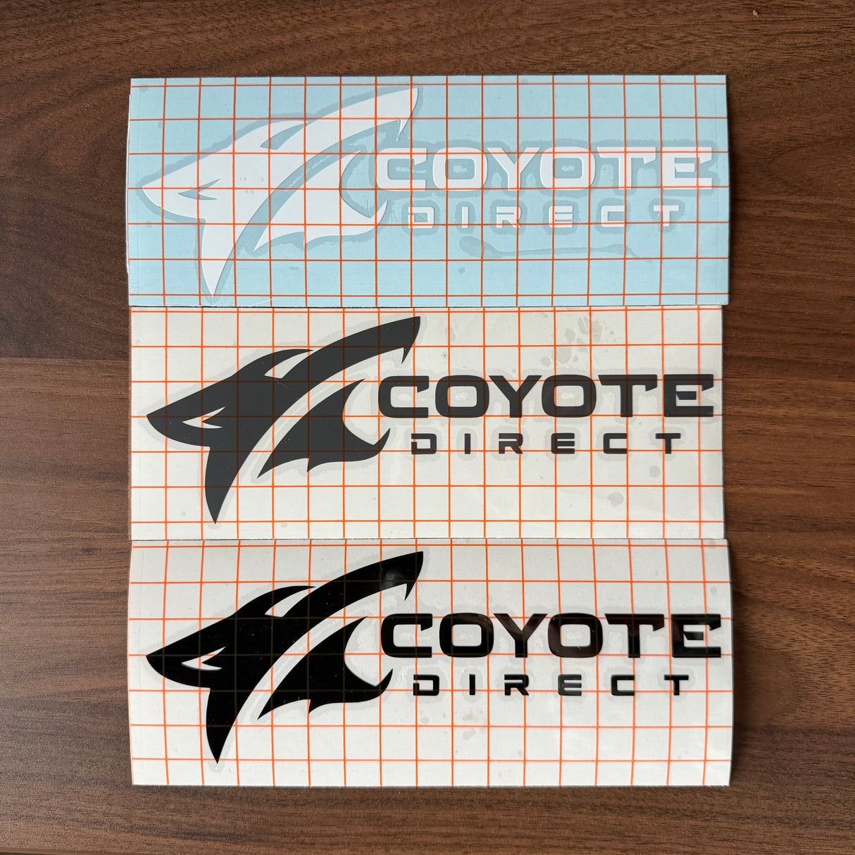 Coyote Direct Die Cut Decals