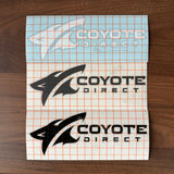 Coyote Direct Die Cut Decals