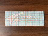 Coyote Direct Die Cut Decals