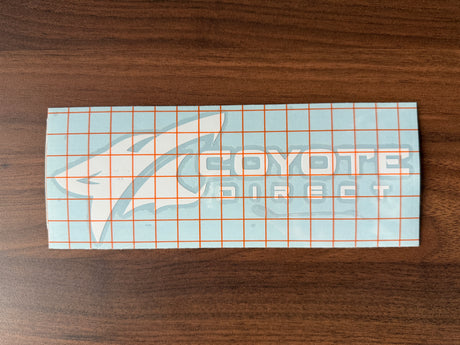 Coyote Direct Die Cut Decals