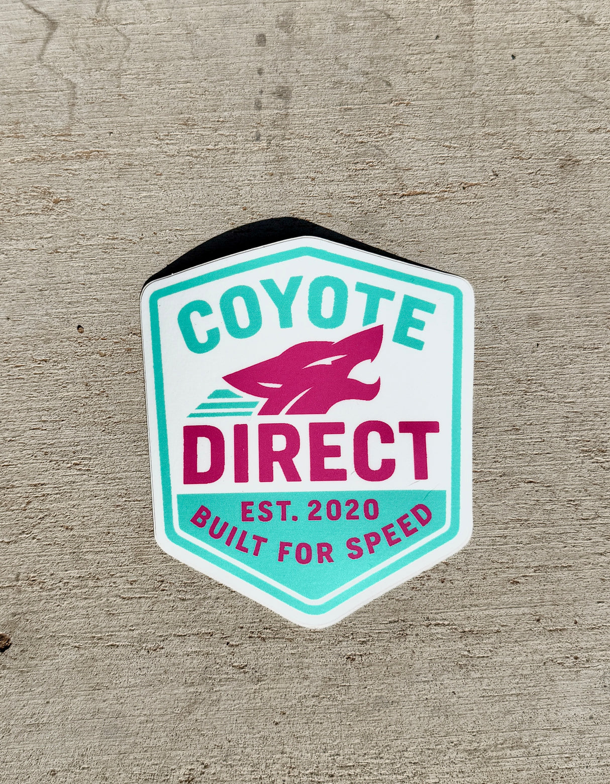 Coyote Direct Retro Decal