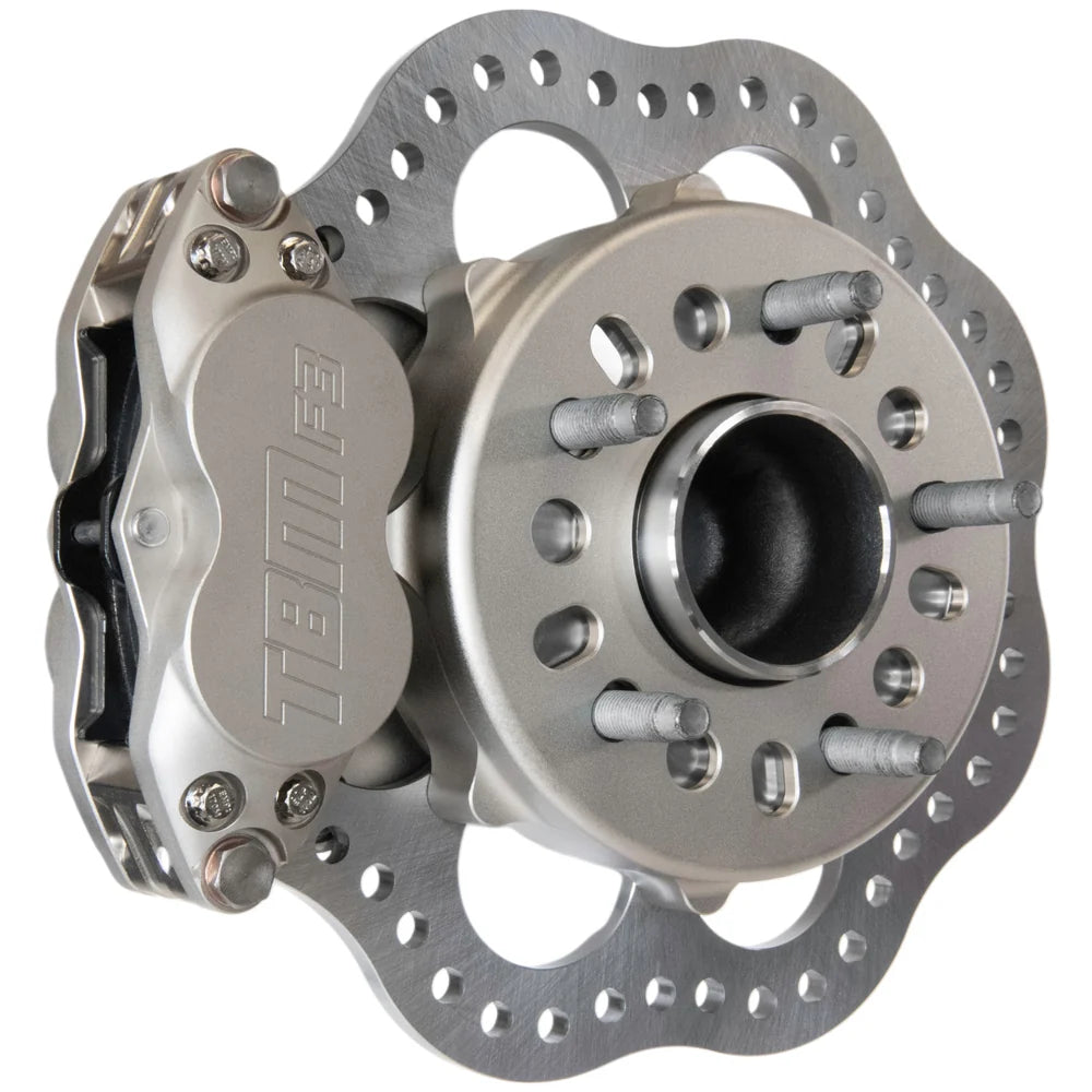 2015-23 Ford Mustang S550 Medium Duty F3 4 Piston Drag Racing Front Brake Kit