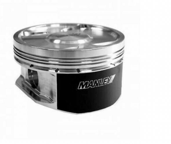 Manley 595905CE-8 Platinum Series Extreme Duty Lightweight Pistons - Gen 3 2018+ Coyote (+6.75cc DOME / 12.0:1 / 3.667" Bore)