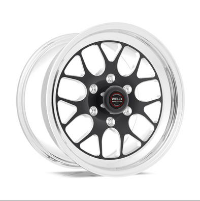 Weld Racing RT-S S77 HD Forged Aluminum 17x10 / 6x135 BP / 7.2in. BS Black Center Drag Wheel (Low Pad) - Non-Beadlock #77LB7100Y72A