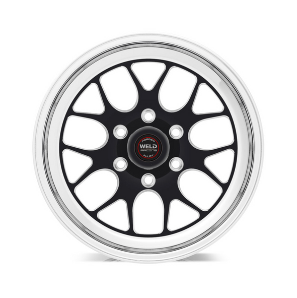 Weld Racing RT-S S77 HD Forged Aluminum 17x10 / 6x135 BP / 7.2in. BS Black Center Drag Wheel (Low Pad) - Non-Beadlock #77LB7100Y72A