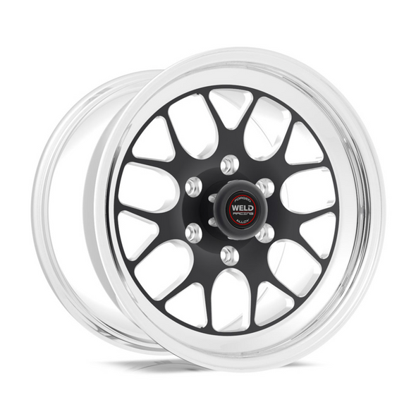 Weld Racing RT-S S77 HD Forged Aluminum 17x10 / 6x135 BP / 6.2in. BS Black Center Drag Wheel (Low Pad) - Non-Beadlock #77LB7100Y62A