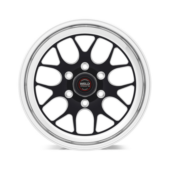 Weld Racing RT-S S77 HD Forged Aluminum 17x10 / 6x135 BP / 6.2in. BS Black Center Drag Wheel (Low Pad) - Non-Beadlock #77LB7100Y62A