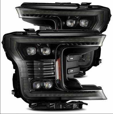 18-20 Ford F150 NOVA-Series LED Projector Headlights Alpha-Black