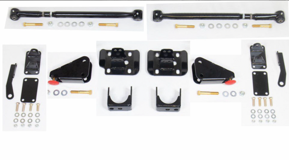 2015-2022 F-150 2WD/4WD FITS ALL CABS PERFORMANCE TRACTION BAR KIT (LOWERED APPLICATION ONLY)