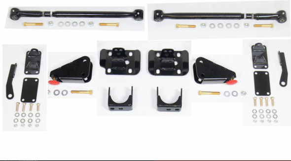 2021-2023 F-150 2WD/4WD FITS ALL CABS PERFORMANCE TRACTION BAR KIT (LOWERED APPLICATION ONLY)