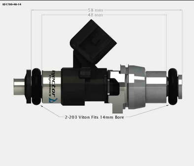 Injector Dynamics ID1700cc injectors (Hellcat Platform)