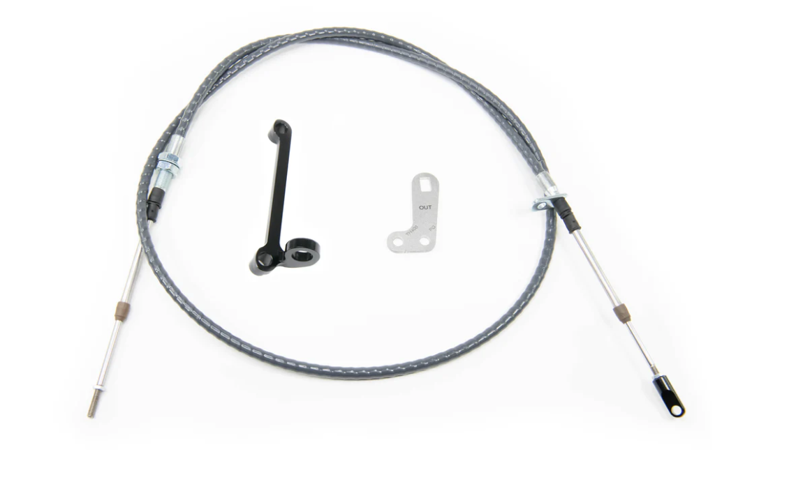 TH400 Clean Neutral 3 Speed Push To Shift Operator Series Billet Shifter Rear Exit w/ CO2 Assist