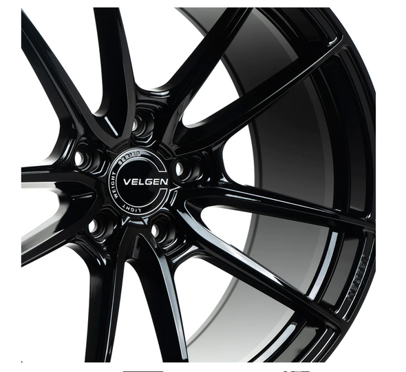 Velgen Wheels VF5 Wheel Satin Black 20x10.5 5x114.3 Bolt, 45 Offset, 73.1 Bore (2005-2024 Mustang) - VF52010.5SB1144573.1