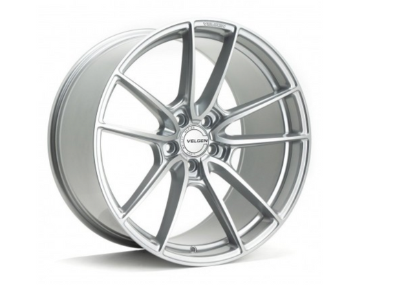 Velgen Wheels VF5 Wheel Gloss Silver 20x10.5 5x114.3 Bolt, 45 Offset, 73.1 Bore (2005-2024 Mustang) - VF5201055X1143GS45