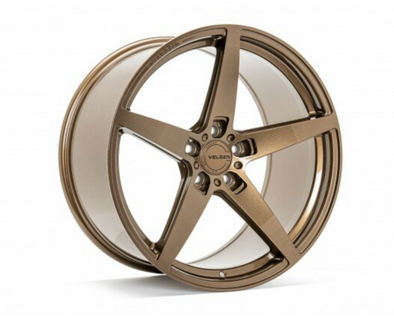 Velgen Wheels Classic5 V2 Wheel Gloss Bronze 20x10.5 5x114.3 Bolt, 45 Offset, 73.1 Bore (2005-2024 Mustang) - VFC52010.5GBRZ1144573.1