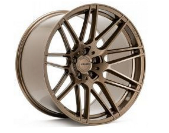 Velgen Wheels VF9 Wheel Gloss Bronze 20x10.5 5x114.3 Bolt, 45 Offset, 73.1 Bore (2005-2024 Mustang) - VFMesh92010.5GBRZ1144573.1