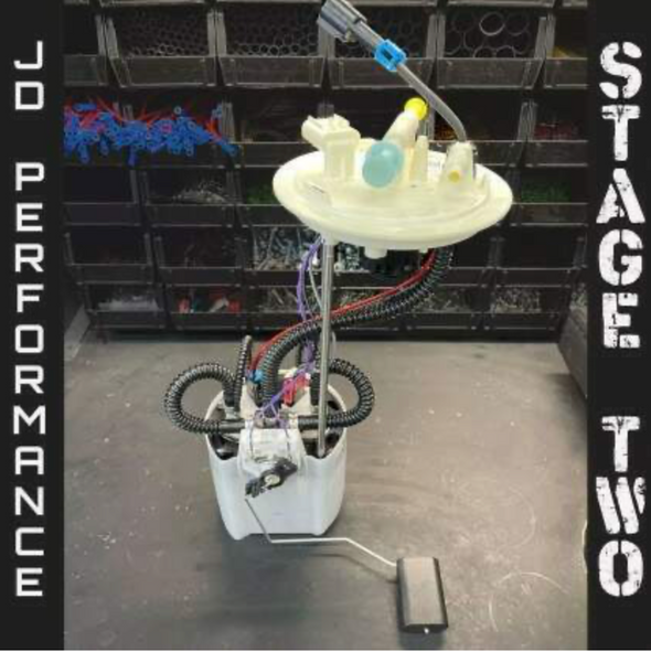 JD Performance Solutions - Dual Fuel Pump Hat - Stage 2 Drop In Returnless Fuel Module (2015+ F150 5.0L w/ Forced Induction)
