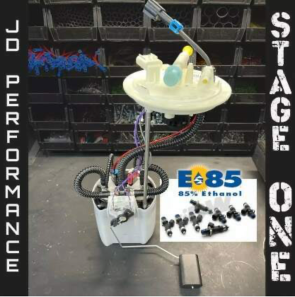 JD Performance Solutions - Dual Fuel Pump Hat - Stage 1 Drop In Returnless Fuel Module (2015+ F150 5.0L w/ Forced Induction)