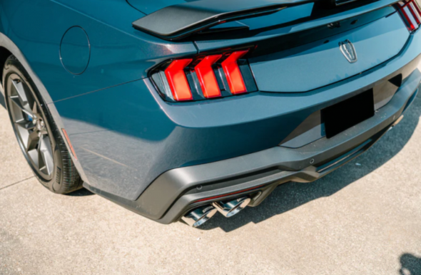 Corsa Performance 3.0" Dual Rear Exit Xtreme Cat-Back Exhaust System - Polished 4.5" Slash Tips (2024+ Mustang Dark Horse) - 21265