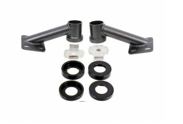 BMR CB005 Level 2 Mustang Cradle Bushing Lockout Kit - Black Hammertone (2015-2024 Mustang S550 & S650)