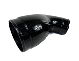 2015-2025 Ford F150 132mm Elliptical Carbon Fiber Air Inlet Tube