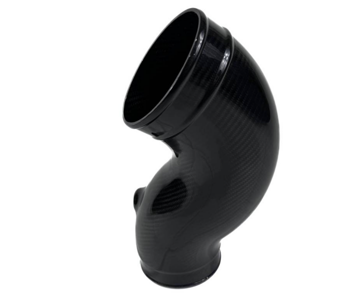 2015-2025 Ford F150 132mm Elliptical Carbon Fiber Air Inlet Tube