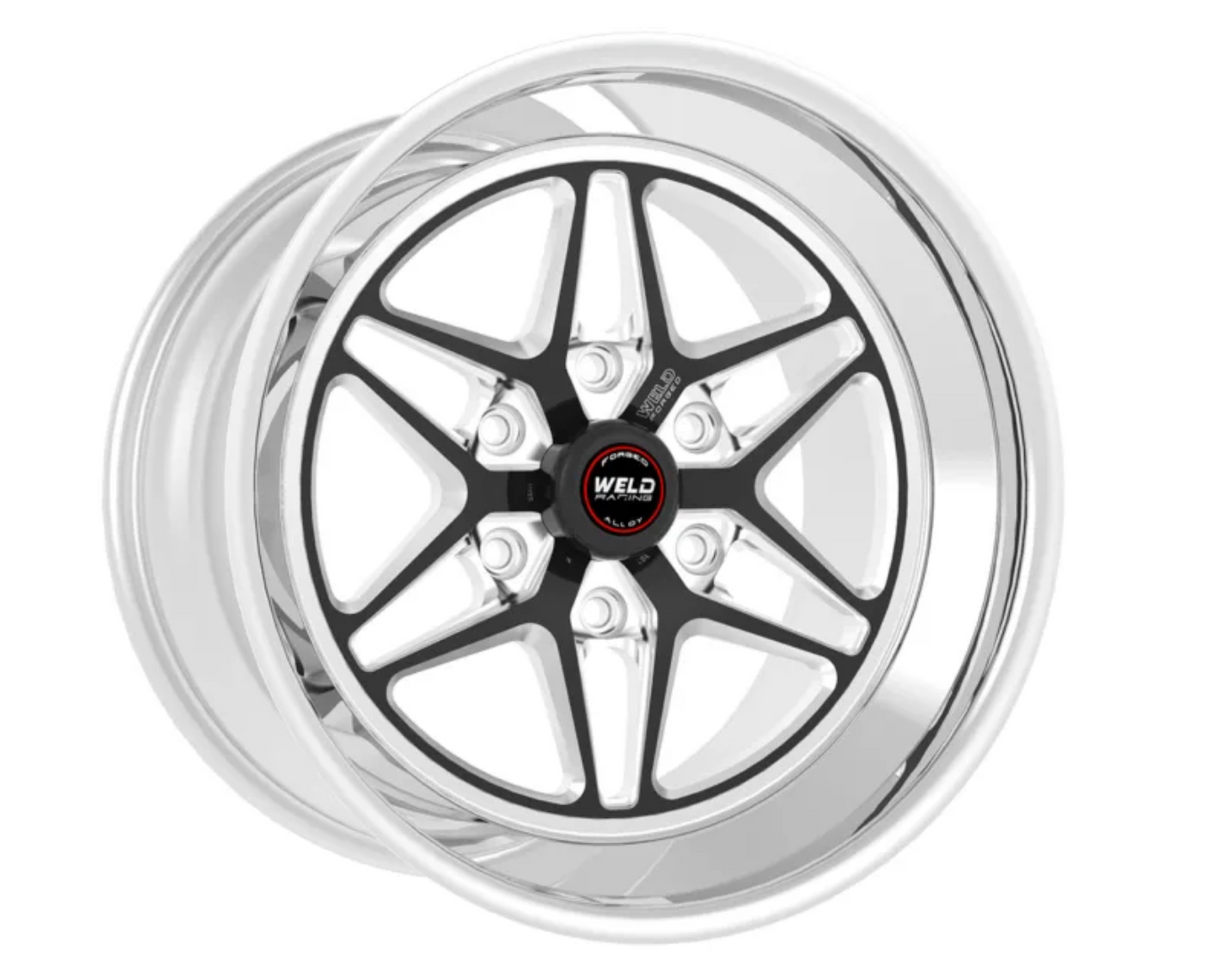 Weld S81 HD 17x10 / 6X135 BP / 7.2 BS / 3.54 ID / +43mm Offset (Low Pad) Black Wheel