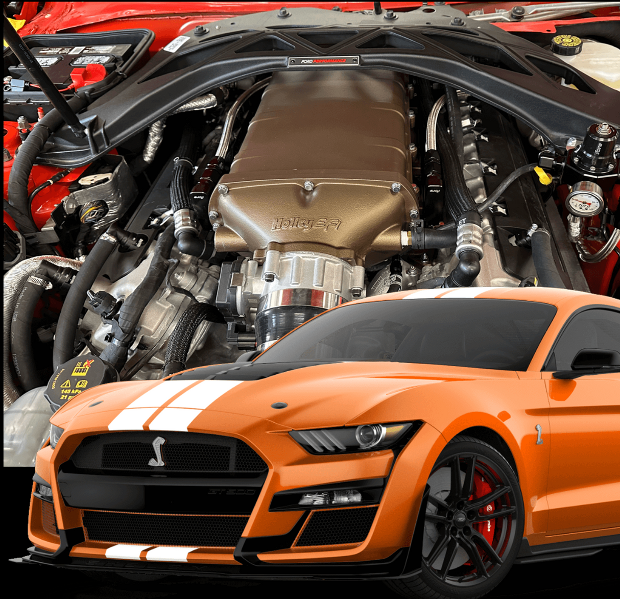 HELLION 2020+ FORD MUSTANG SHELBY GT500 STREET SLEEPER® HIDDEN TWIN TURBO SYSTEM