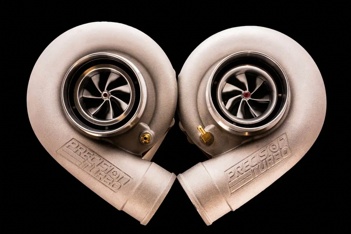 Precision Turbo Mirror Image Turbos Next Gen SCP 6466 Billet 64mm BB T3 VB 1.05 A/R V-Band SS