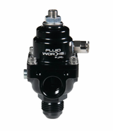 Fluidworks 1-10 gpm Fuel Pressure Regulator 35-70 psi 180 Degree Fittings