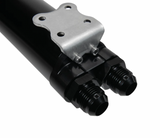 Fluidworks Dual Outlet 32GPM Post Fuel Filter w/ Mount (10 Micron)