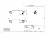 Fluidworks 32GPM Post Fuel Filter w/ Mount (10 Micron)