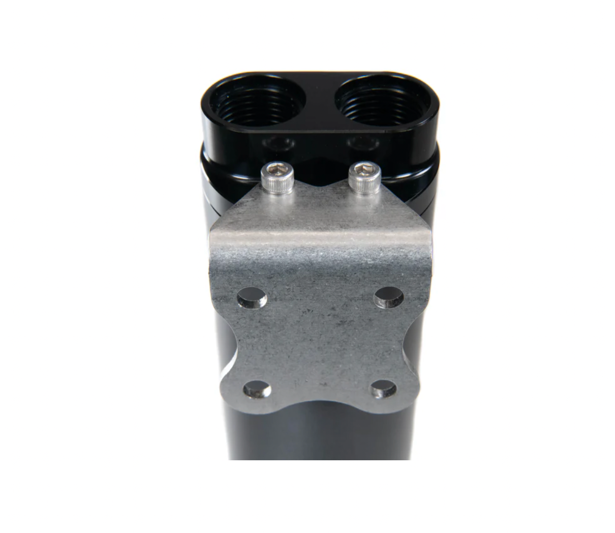 Fluidworks Dual Outlet 12GPM Post Fuel Filter w/ Mount (10 Micron) 27-170