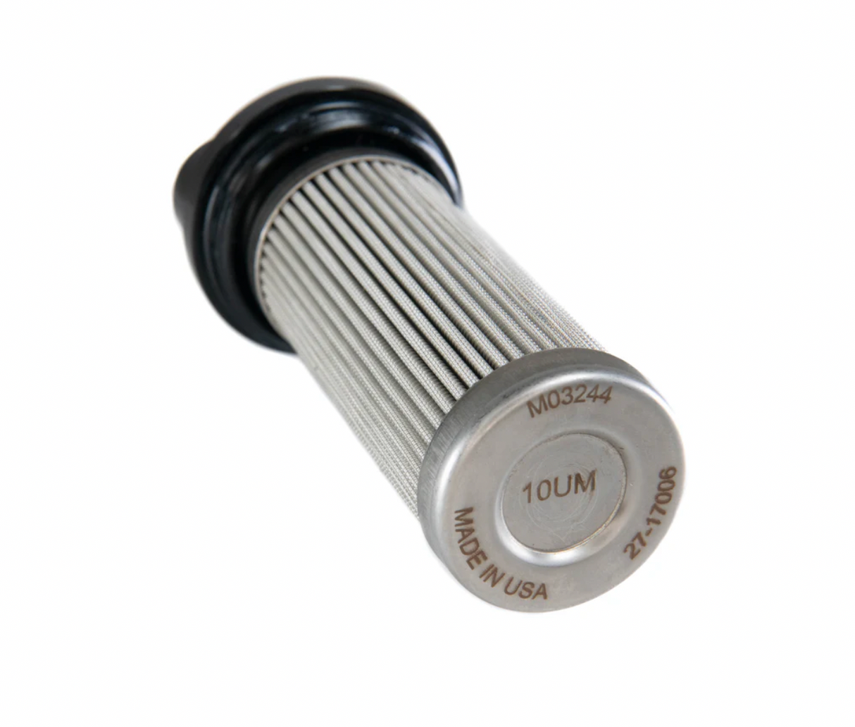 Fluidworks Dual Outlet 12GPM Post Fuel Filter w/ Mount (10 Micron) 27-170