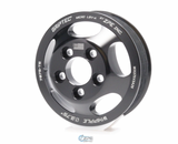 3.75" 6 Rib ZPE GripTec® Whipple 5 Bolt L3V-A Black Pulley Only