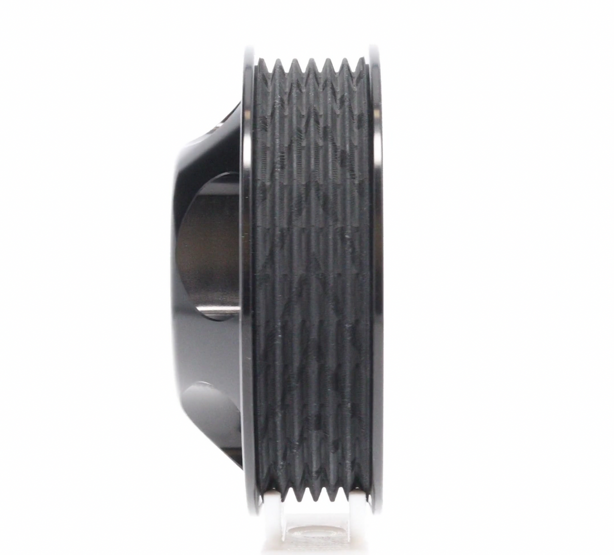 3.75" 6 Rib ZPE GripTec® Whipple 5 Bolt L3V-A Black Pulley Only