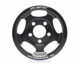 3.75" 6 Rib ZPE GripTec® Whipple 5 Bolt L3V-A Black Pulley Only