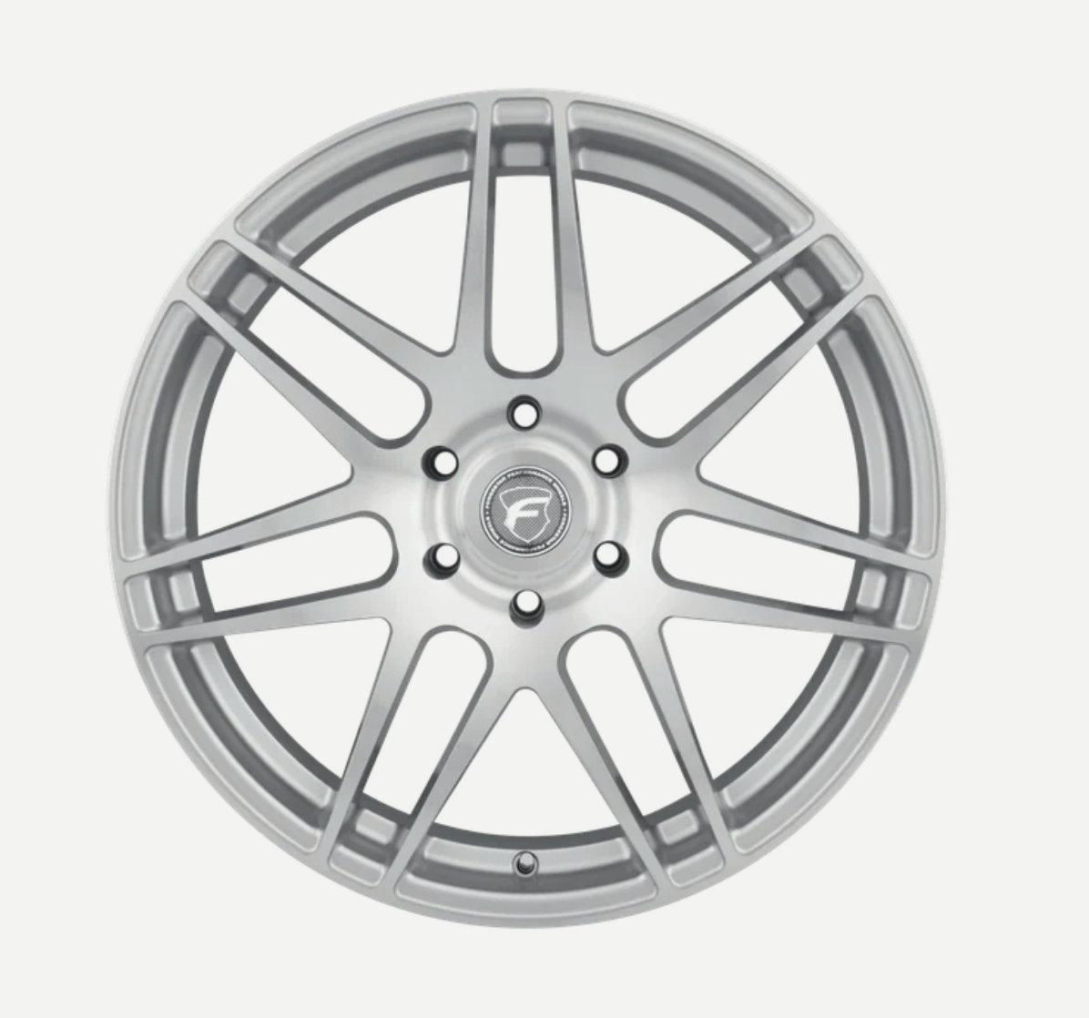 Forgestar F14 20x10 / 6x135 / ET38 / 6.99in BS / 87.1 Bore - Silver Machined Wheel