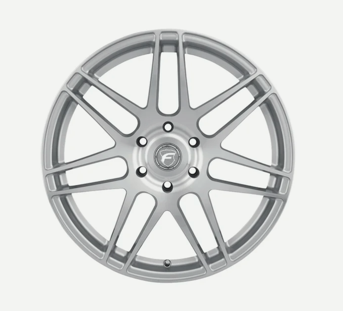 Forgestar F14 20x7 / 6x135 BP / +13 ET / 4.51in BS - Silver Machined Wheel