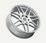 Forgestar F14 20x7 / 6x135 BP / +13 ET / 4.51in BS - Silver Machined Wheel