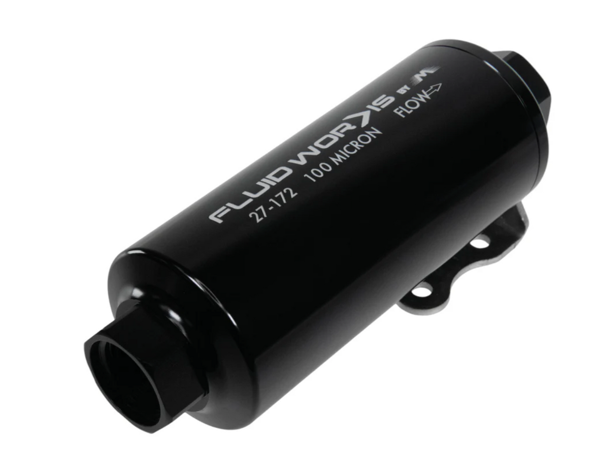 Fluidworks 12GPM Pre Fuel Filter w/ Mount (100 Micron) 27-172