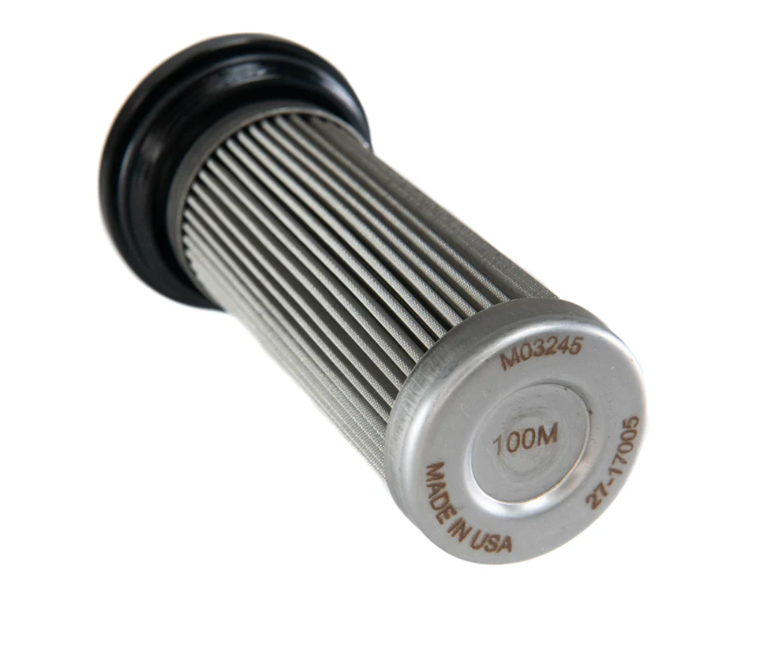 Fluidworks Dual Inlet 12GPM Pre Fuel Filter w/ Mount (100 Micron) 27-173