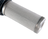 Fluidworks Dual Inlet 12GPM Post Fuel Filter w/ Mount (10 micron) 27-175