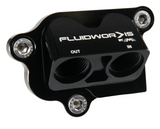 Coyote Ford Oil Remote Oil Filter Adapter Fits Gen 1-3 engines by Fluidworks
